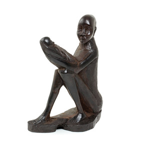 Ebony Mother + Baby: Statue #1