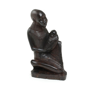 Ebony Mother + Baby: Statue #2