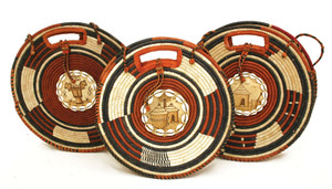 Buy Leather Burkina Bag with Cowries