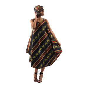 Kente Print #4 Umbrella Dress