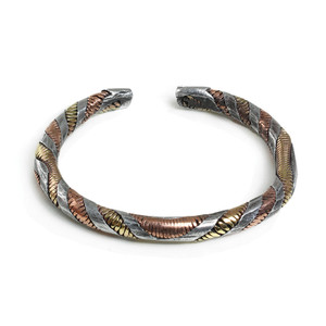 Buy Tri-Metal Twist Bracelet