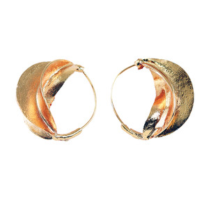 Fulani Warm Gold Earrings - 1½"