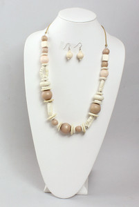 Natural Afrocentric Necklace & Earrings