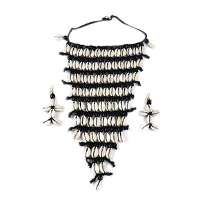 Buy Deluxe 10-Row Cowrie Shell Jewelry Set