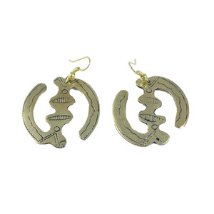 Buy Tuareg Gold Gye Nyame Earrings