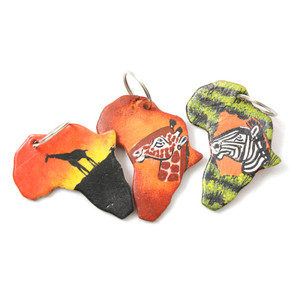 Buy Leather African Safari Key Chain