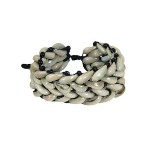 Double Cowrie Shell Bracelet