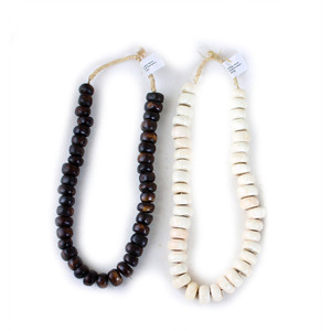 Kenyan Bone Bead Necklace