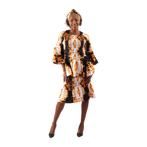 African Print 3 Piece Skirt Set