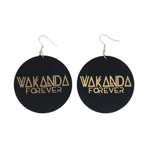 Set Of 4 Wakanda Forever Earrings