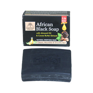 Essential Palace: African Black Soap w/Almond & Cocoa - 6.3 oz.