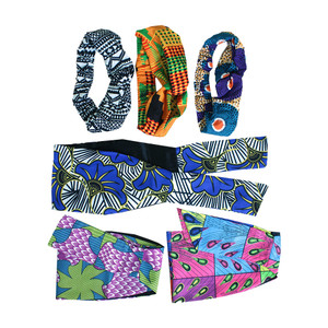 Set of 6 African Print Headbands