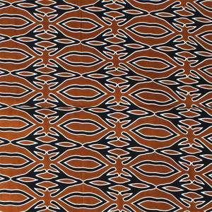Brown/Black Branch Print Fabric 6 Yd
