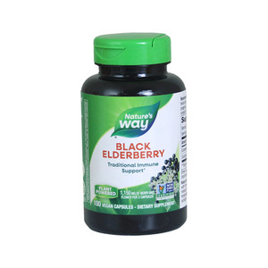 Black Elderberry Capsules (100 Count)