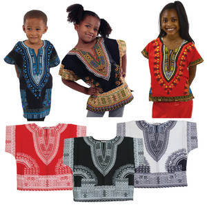 Buy Set Of 6 Kids Trad Print Dashikis SIZES