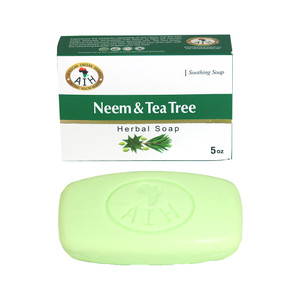 African Indian Herbs (AIH): Neem Tea Trea Soap - 5 oz.
