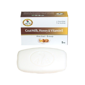 African Indian Herbs (AIH): Goat Milk Honey Soap - 5 oz.