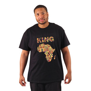 Kente King Map T-shirt