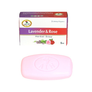 African Indian Herbs (AIH): Hibiscus & Rose Herbal Soap - 5 oz
