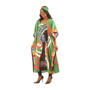 Mali Mirage African Print Kaftan