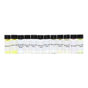 Set Of 12 Egyptian Musk Variety Sample Oils 1 Dram (1/8 oz.)