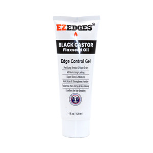 EZEDGES: Black Castor & Flax Seed Edge Control Gel - 4 oz.
