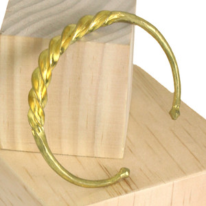 Fulani Gold Twist Bracelet