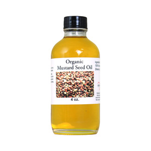 Organic Mustard Seed Oil - 4 oz.