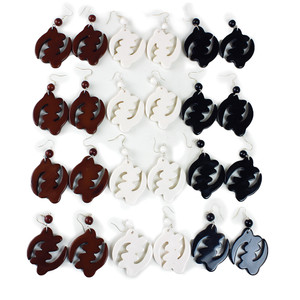 Set Of 12 Gye Nyame Earrings - LG