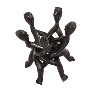 Five Headed Unity Carving: Black