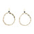 Cowrie Shell Large Hoop Earrings