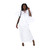 Buy White Brocade Pleated Skirt Set