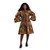 Buy African Print Smoking Dress: MultiColor
