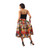 African Print Patchwork Skirt