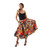 African Print Patchwork Skirt