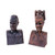 Pair Of African Man & Woman Busts