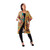 DAMAGED Kente Mesh Cape-Jacket