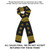 DAMAGED Sash: Alpha Phi Alpha (Black) - Old