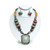 Tribal Quartz Beaded Necklace Set