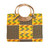 Yellow African Print Handbag: Style-1