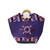 Leather Handbag - Purple