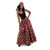 Afrocentric Long Skirt: Dark Red-Rust