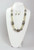 Gray Afrocentric Necklace & Earrings