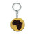 Wooden Africa Key Chain