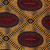 Orange/Brgndy African Print Fabric: 6Yds