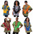 Set Of 6 Traditional Thailand Dashikis