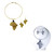 Metal Africa Choker & Earrings