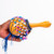 Ghanian Beaded Shekere Gourd Shaker - Small