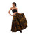 Buy Mud Print Black/Orange Maxi Skirt