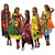 Buy 5 African Woman Dresses: Set A